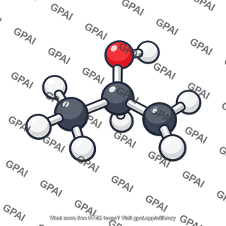 Isopropyl alcohol 3d