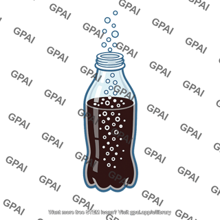 Carbonated beverage bottle open