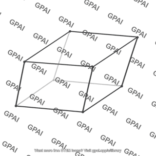 Rhombohedral unit cell 3d