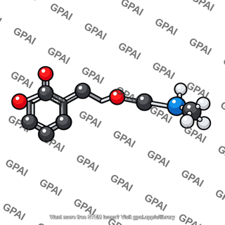 Epinephrine molecule 3d