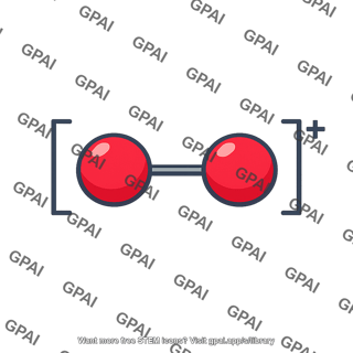 Oxygen molecule ionized