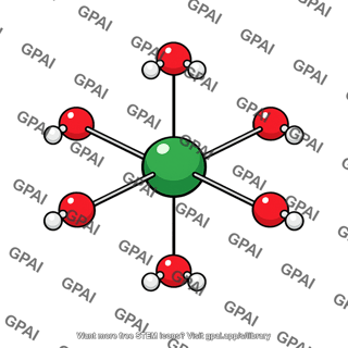 Metal complex with water ligands