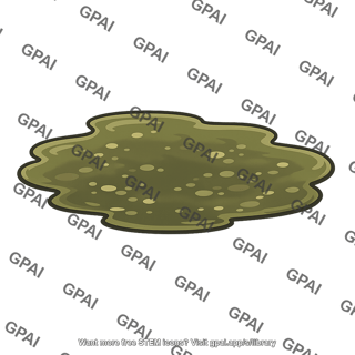 Polluted water