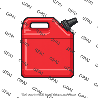 Gasoline container gallon