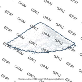 White powder pile