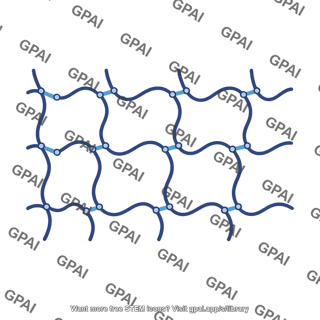 Polymer chain crosslinked