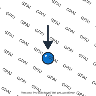 Electron spin down with electron symbol