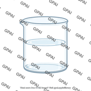 Beaker with liquid