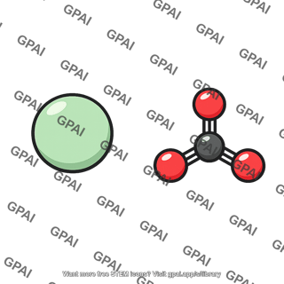 Barium carbonate ionic structure