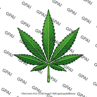 Marijuana leaf