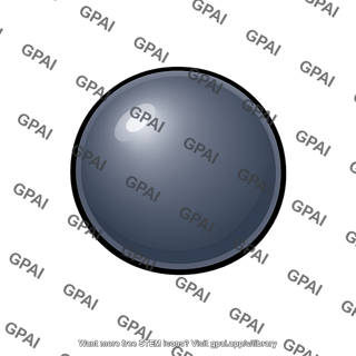 Antimony atom sphere