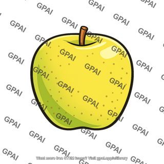 Golden delicious apple