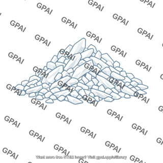 Barium nitrate crystals