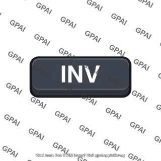 Calculator key inv
