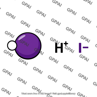 Hydroiodic acid dissociation