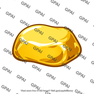 Gold metal solid