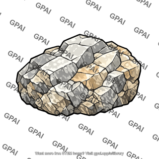 Mineral rock specimen