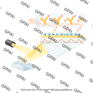 Surface plasmon resonance flowing antibodies