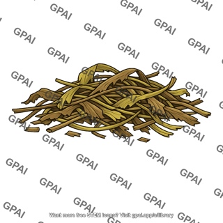 Dead plant matter