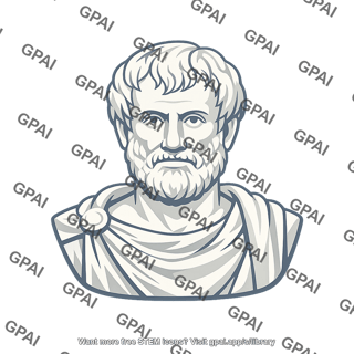 Greek philosopher bust