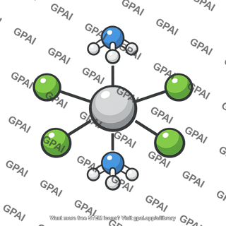 Platinum ammonia chloride complex