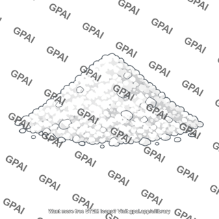 Aluminum sulfate crystalline solid