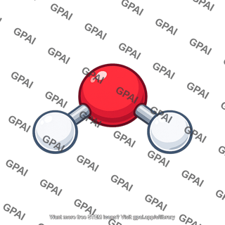 Water molecule gas phase