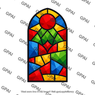 Stained glass window