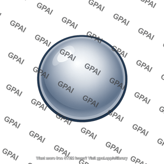 Magnesium atom sphere