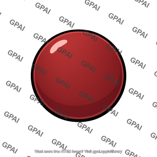 Bromine atom sphere