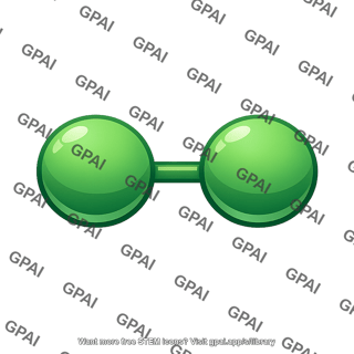 Diatomic chlorine molecule