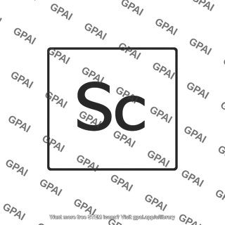 Scandium element symbol