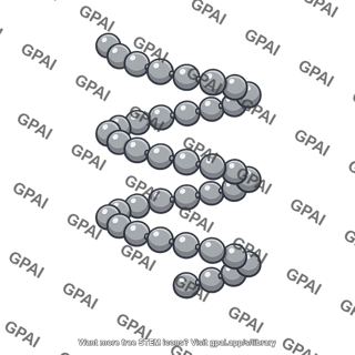 Helical selenium chain