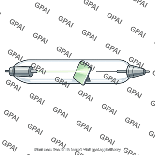 Cathode ray tube with slanted fluorescent screen