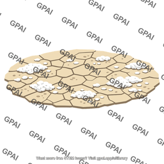 Dry lake deposit
