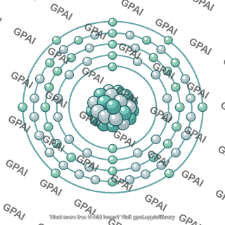 Tellurium atom shell model