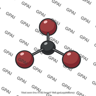Trigonal planar molecule