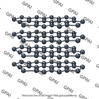 Graphite crystal structure