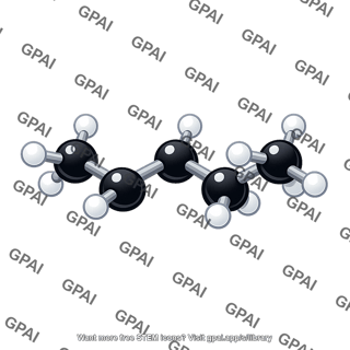 Pentane molecule