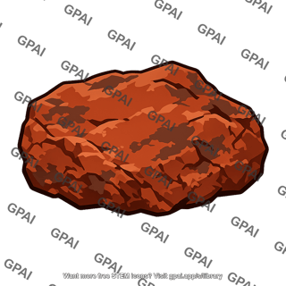 Iron oxide chunk