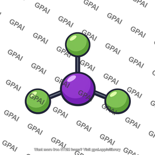 Trigonal planar molecule