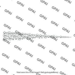 Beam of zinc atoms