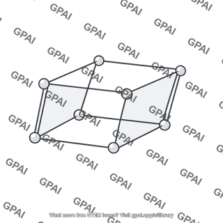 Crystal lattice 3d rhombohedral