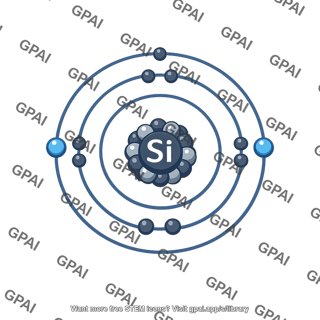 Silicon atom bohr model