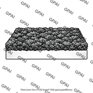 Platinized platinum surface