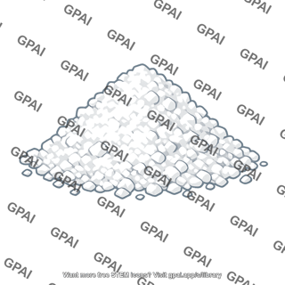 Potassium bicarbonate crystal