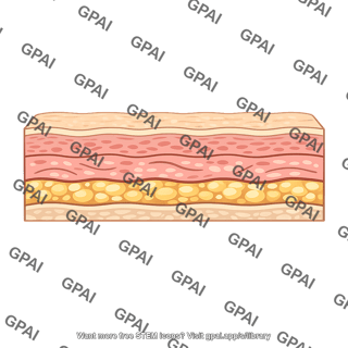 Human skin layer
