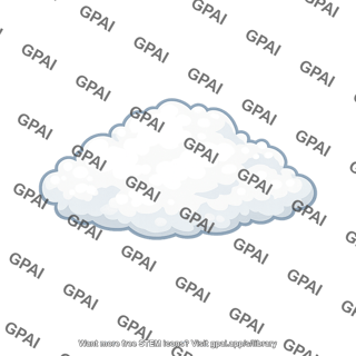 Fluffy cloud