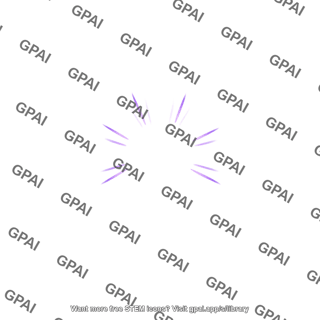 Radiating purple lines