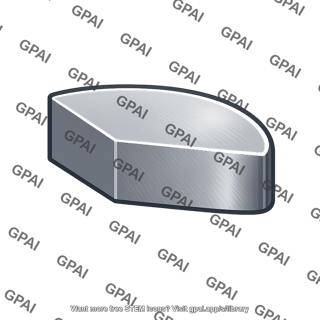 Uranium 235 wedge